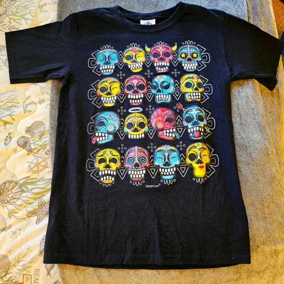 Dia de los Muertos tee - Sm - Picture 1 of 3
